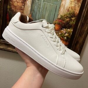 Calvin Klein Wivlo white sneakers